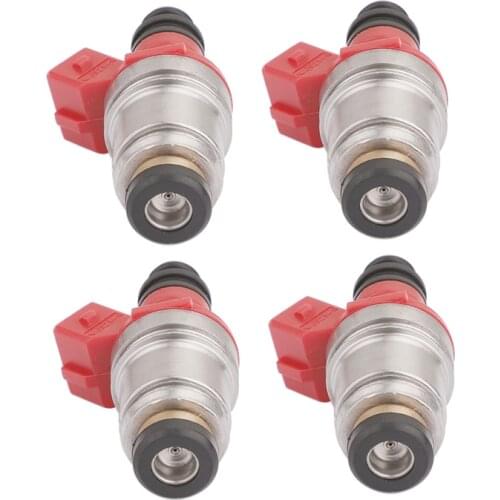 4pcs 16600-86G00 JS21-1 Fuel Injectors For Nissan D21 90-95 Pickup 2.4L I4 GMC Sonoma 16600-86G10 1660086G00 16600 86G00 FJ564
