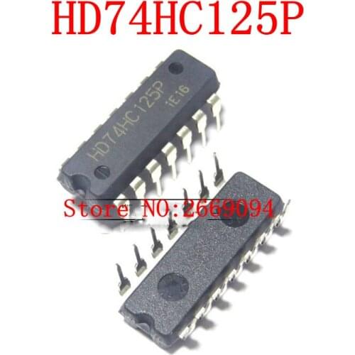 50PCS SN74HC125N DIP14 SN74HC125 DIP 74HC125N 74HC125 HD74HC125P 74HC125P new and original IC free shipping