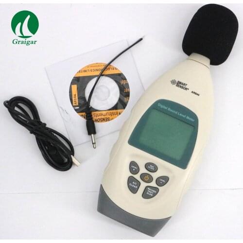 Digital Smart Sensor AR844 Sound Noise Level Tester Measuring Range 30-130dBA 35-130dBC
