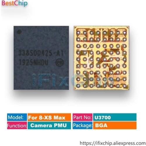 5pcs/lot U3700 For Phone 8/8 Plus/8P/X/XS/XS MAX/XR Camera PMU power supply IC 338S00425 338S00306
