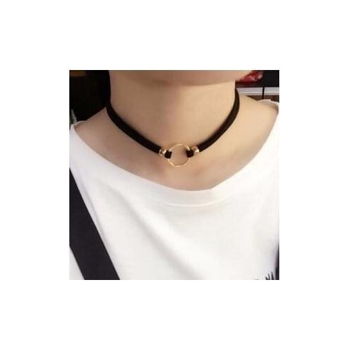 N354 (Round) Harajuku lace necklace neck chain necklace collar women sweater chain ossicular chain jewelry wholesale
