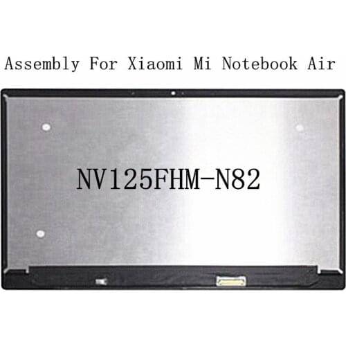 Laptop NV125FHM-N82 display matrix For Xiaomi Mi Notebook Air LCD screen IPS FHD 1920*1080 eDP 30pins Assembly