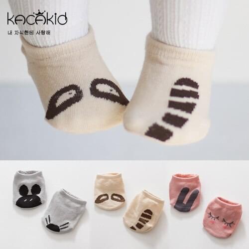 KACAKID Children Baby Kids Infants Boys Girls Cotton Blend Socks Unisex Toddler Boat Socks Anti-slip Casual Summer Spring ka1036