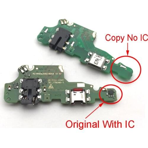 New For Huawei Mate 10 20 30 Lite Pro Micro USB Port Dock Charger Connector Charging Flex Cable Board with IC Connector Parts