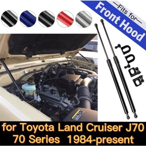 Lift Support for 1984-2020 Toyota Land Cruiser J70 Front Hood Bonnet Modify Gas Struts Gas Rod Arm Springs Shock Damper Charged