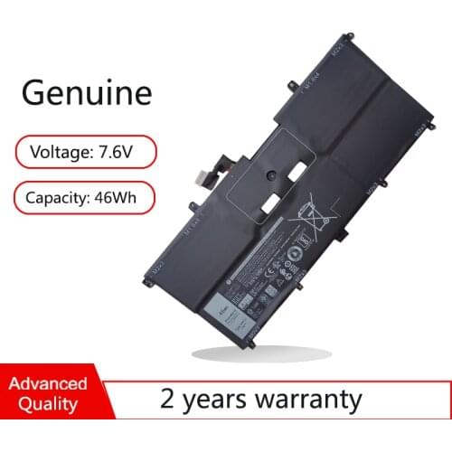 Genuine New NP0V3 NNF1C Laptop Battery For DELL XPS 13 9365 2-IN-1 HMPFH N003X9365-D1516FCN XPS13-9365-D1605TS D1805TS