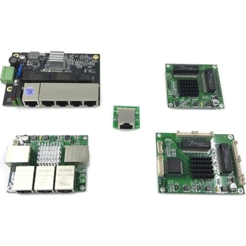 Industrial Ethernet Switch Module 5 Ports Unmanaged10/100/1000mbps PCBA board OEM Auto-sensing Ports PCBA board OEM Motherboard