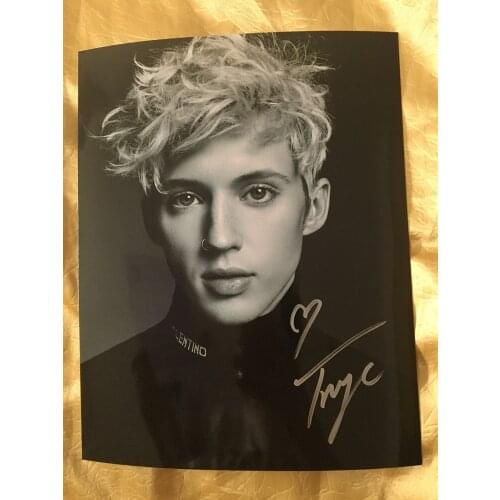 Hand signed Troye Sivan autographed photo poster card autographs in ink 8*10 inches 0820H