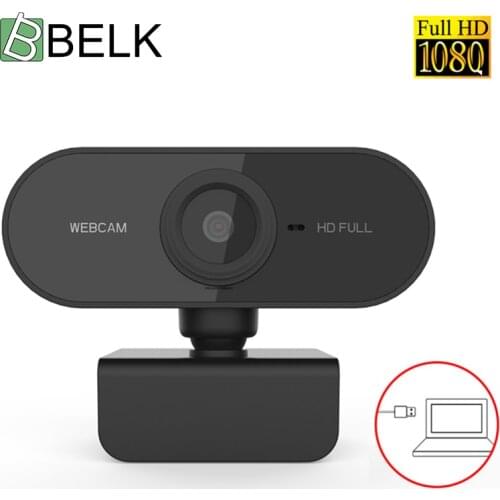 Full HD 1080P Webcam Built In Microphone PC Web Camera 360 Rotatable Cameras For Live Broadcast Video Calling Conference Work