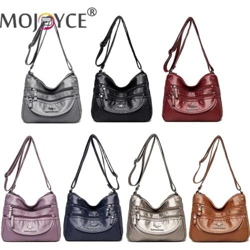Female Crossbody Handbags with Large Capacity Women Totes PU Leather Embossing Shoulder Vintage Bags for Shopping