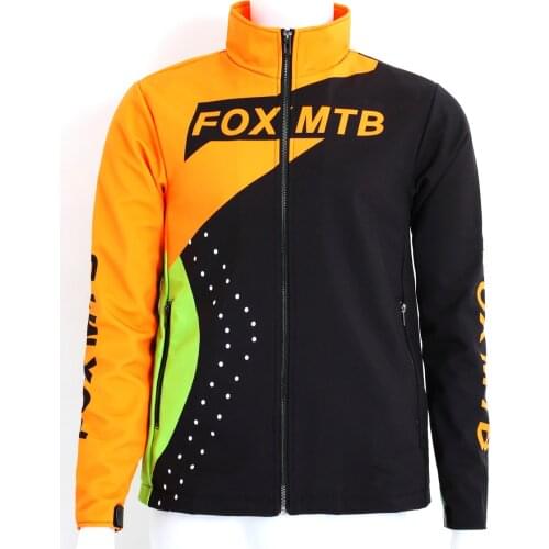Winter Men Cycling Jacket Windproof Thermal FoxMtb Bike Jersey MTB Bicycle Riding Racing Jacket Coat FXR MX Cycling Clothing Man