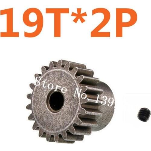 2pc/lot Metal Motor Gear 19T 48P HSP Spare Parts Upgrade Pinion For TRAXXAS HPI HSP 1/10 Model RC Car 10032