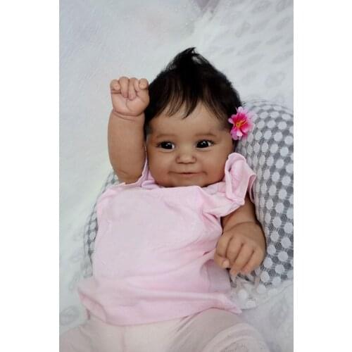 21 Inches Harlow Reborn Baby Doll Lifelike Newborn Bebe reborn Vinyl doll Toys For Girl Gift