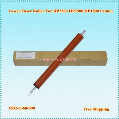 3pcs/lot lower sleeved roller RB2-6368-000 OEM Fuser pressure roller for HP 2200 2500 1500 Printer spare parts