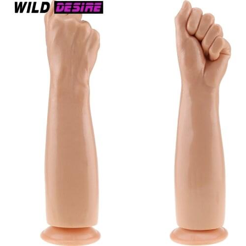 33cm BDSM Realistic God Hand Penis Simulation Penis Super Large Super Thick Palm Hand Flesh Super Long Huge Dildo Butt Plug