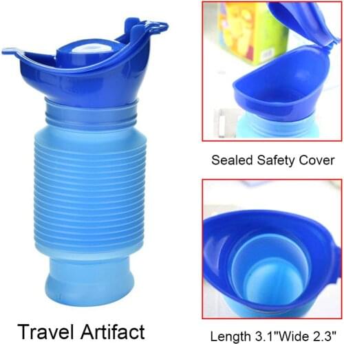750ML Outdoor emergency urinal Carry-on Travel Outdoor Portable Urinal Mini Toilet Hiking Collapsible Urinal Tools