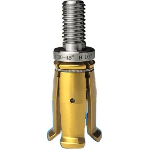 BT30/40 Pull Claw 4 Petal Clamp CNC Spindle 45 Degree High Precision External Thread Titanium Plating Pull For Milling Machine