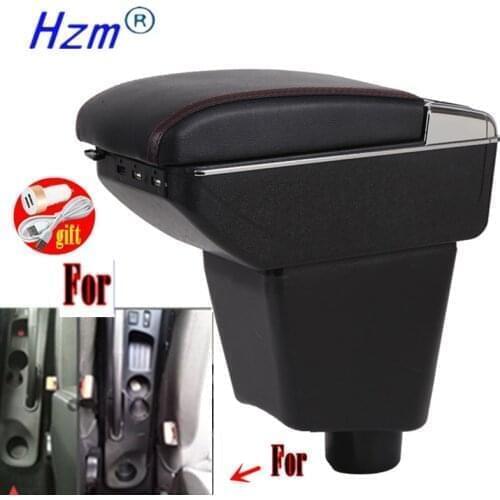 For Renault Clio 3 Armrest For Renault Captur Armrest box Car accessories Storage box holder ashtray USB LED 2015-2018