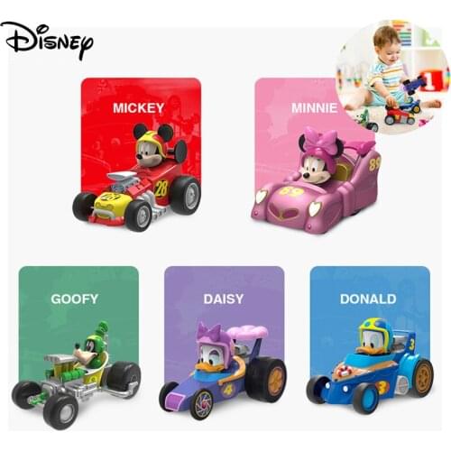 Disney Mickey Mouse Toy Car Donald Duck Inertial taxiing Toys Daisy Duck Minnie Goofy Childrens Toy Car Gift