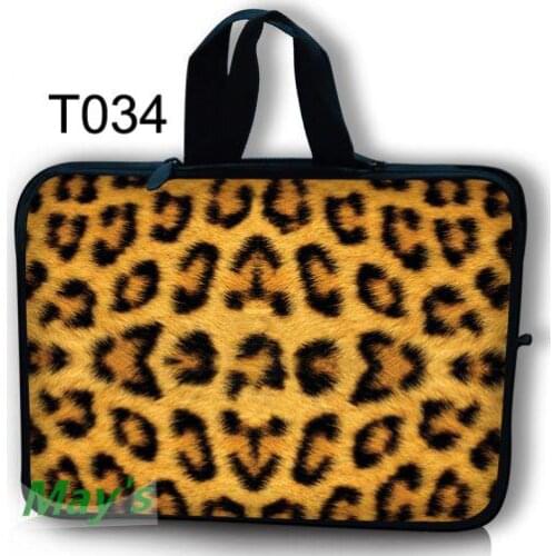 Leopard Soft Sleeve Laptop Bag For Macbook Air Pro Retina 11 12 13 14 15 inch Notebook PC Tablet Case Cover for HP Dell Mac book