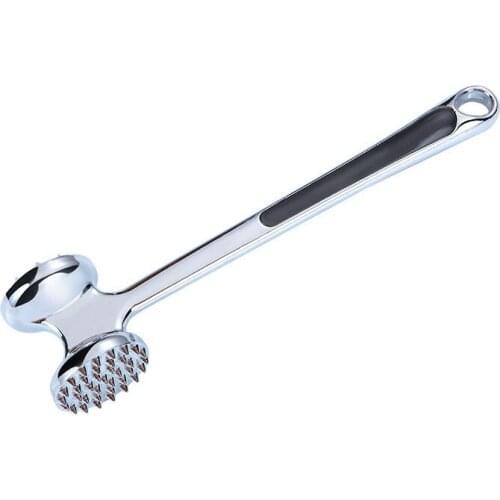 Meat Tenderizer Non-slip Handle Double Sides Meat Hammer Hammer Mallet Good Zinc Alloy Pounder For Tenderizing Beef Steak
