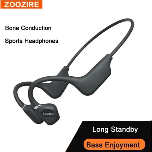 Bone Conduction Headphones Bluetooth Wireless Sports Earphone IP67 Headset Stereo Hands-free With Microphone For Running