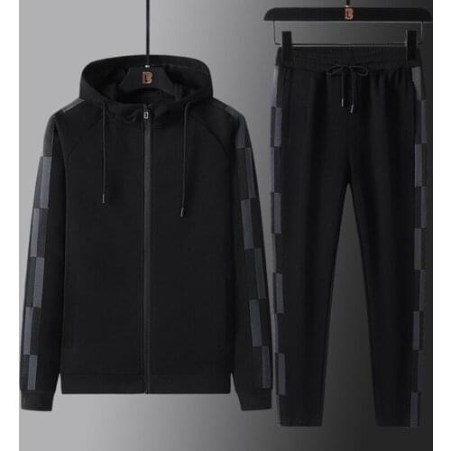 2021 spring mens thin hooded plaid jacket jacket fashion trend