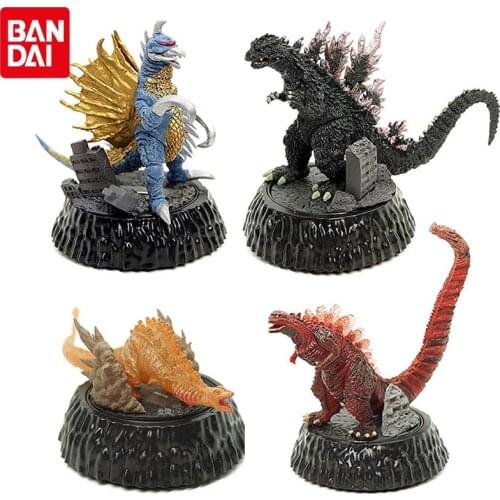 Bandai Genuine EX Gashapon Monster Godzilla Theater Version HG Series 03 Godzilla Gigan Action Figure Model Gacha Toys