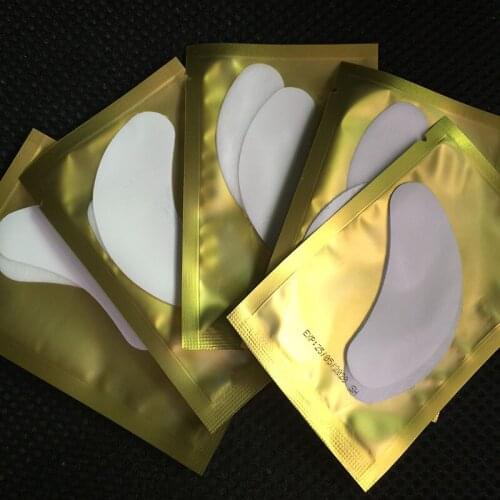 50pairs/pack New Paper Patches Eyelash Under Eye Pads Lash Eyelash Extension Paper Patches Eye Tips Sticker Wraps Free Shipping