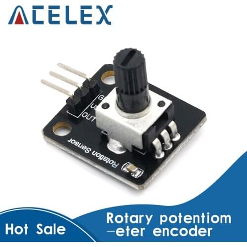 Rotary Potentiometer Analog Knob Module For Raspberry Pi Arduino Electronic Blocks RV09 Rotary encoder for arduino