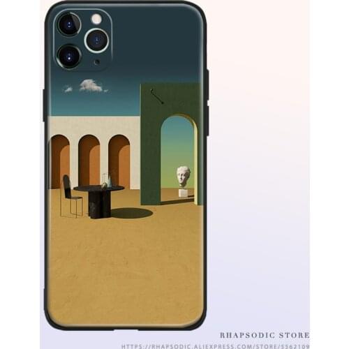 Giorgio De Chirico Art Soft Silicone TPU Phone Case Cover Shell For IPhone SE 6 6s 7 8 Plus X XR XS 11 12 Mini Pro Max
