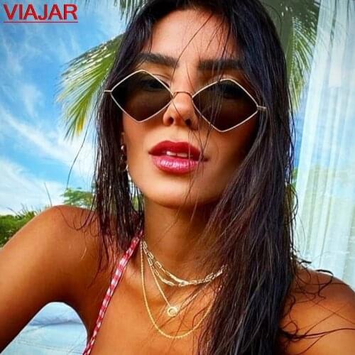 2021 Punk Sunglasses Women Brand Designer Small Square Steampunk Sun Glases Mens Metal Frame Driving Eyewear Oculos
