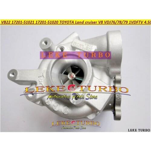 Turbo VB22 17201-51021 17201-51020 For TOYOTA Land cruiser Landcruiser V8 VDJ76 VDJ78 VDJ79 1VD-FTV 1VDFTV 1VD FTV 4.5L 261HP