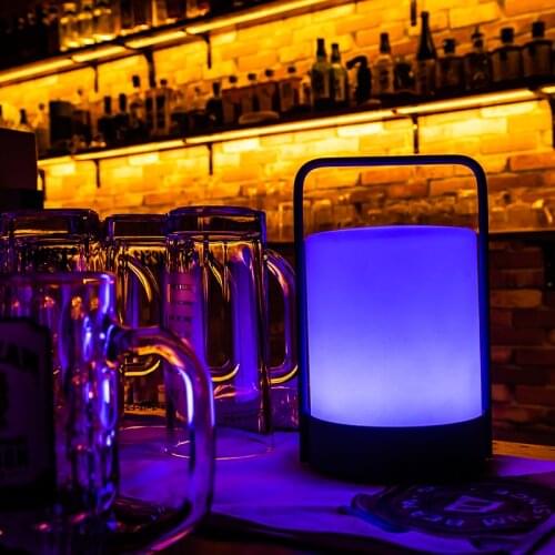 Outdoor RGB Waterproof LED Table Lamp Night Light Home Atmosphere Decoration LED Remote Control Atmosphere Light