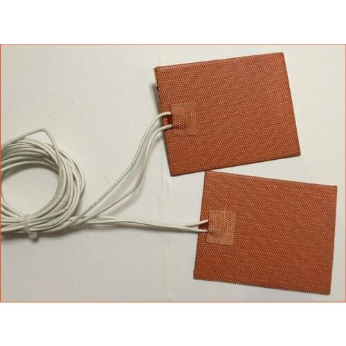 2" X 4", 100W 120V, Universal Powerful Flexible Silicone Heater /Pad/Element,Heating of medical equipment Electric heating pad