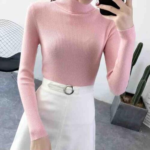 11 Colors Women Knitted Sweater Autumn Spring Winter 2020 Long Sleeve Korean Jumpers Casual Pullover Black White Blue Yellow New