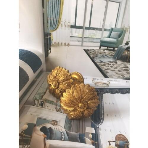 2Pcs/Set High Quality Luxury Fashion European Curtain Hooks Holder Hanger Bronze Display Rack Wall Hook Curtain Accessories