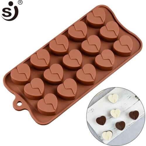 SJ Chocolate Mold Animal Bear Bunny Duck Cake Baking Tray Pastry Decoration Candy Cake Silicone Mould Bakeware Tools for kitchen