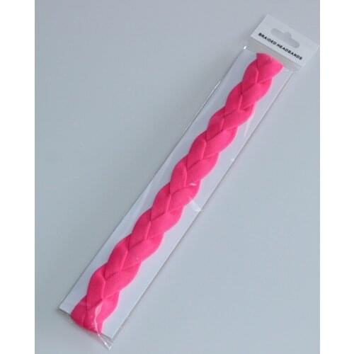 3 rope non-sllip braided headband for Girls Women kids noen pink headwear new yoga headband softball baseball cycling headband