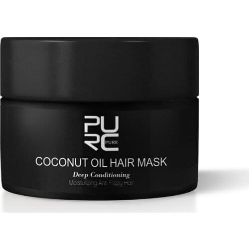 50ml Coconut Oil Hair Mask Repairs Damage or All Hair Types Keratin Hair & Scalp Treatment for Hair Care Restore Soft Good