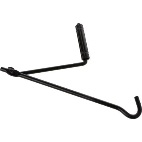 Car Metal Handle Scissors Jack Wrench Auto Black Durable Wheel Repair Tool