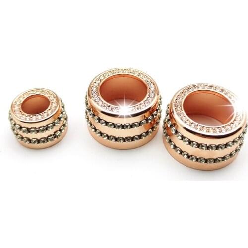 Bling Crystal Interior Air Conditioner Knobs Covers AC Knob Cap Ring for -BMW 5 6 7 Series F01 F15 F07 F25 F26