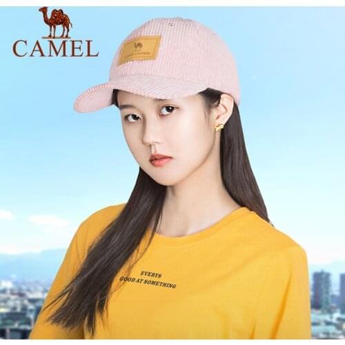 CAMEL Men Women New Corduroy Baseball Caps Couple Models Sun-shading Sports Golf Outdoor Hats Caps