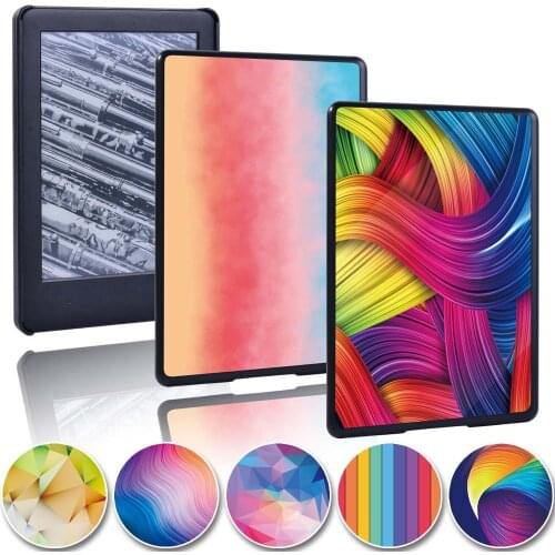 Tablet Case for Amazon Kindle Paperwhite(5/6/7/10th Gen)/Kindle(8th/10th Gen)- Anti-fall Ultra Thin Watercolor Protective Shell