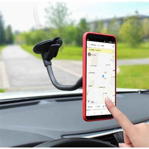 Magnetic Phone Holder Mobile Phone Dashboard Windshield Stand Car Long Gooseneck Mount for Gps Samsung iPhone 5 6 7 8 X
