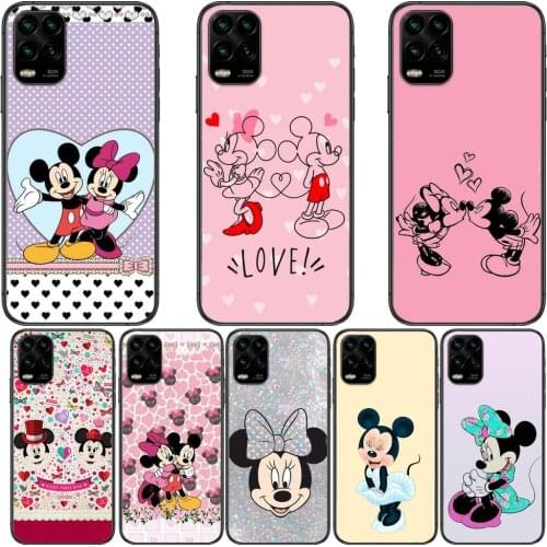 All Minnie Mouse cartoon Phone Case For XiaoMi Redmi Note 11 10 9S 8 7 6 5 A Pro T Y1 Anime Black Cover Silicone Back Pre style