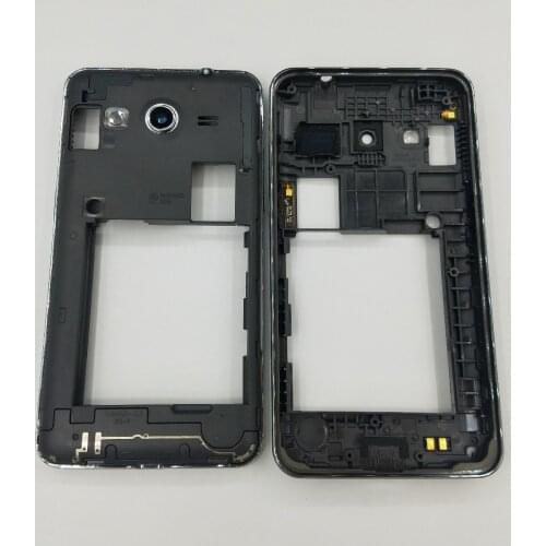 For Samsung Galaxy Core 2 G355H G355HN G355 Original Phone New Housing Middle Frame Chassis Cover With Camera Lens