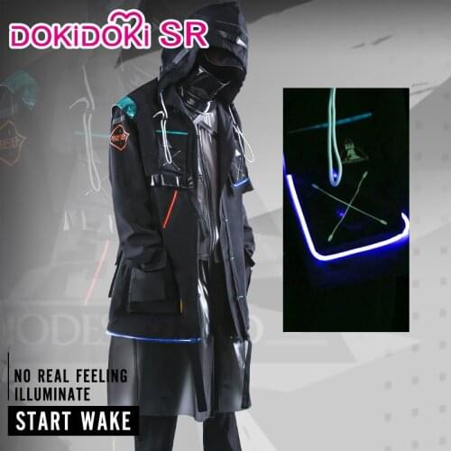 DokiDoki-SR Game Arknights Cosplay Doctor Costume Full Set Halloween Costume Arknights Cosplay Costume Doctor