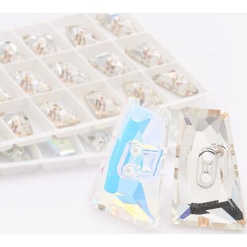 Good Crystal AB K9 Crystal Flatback Sew-on Rhinestones Strass Glass for Diy Craft Christmas/Clothing Garment Decoration Jewelr