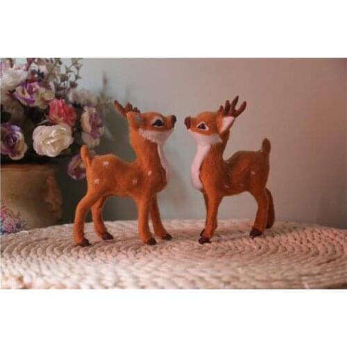 Simulated Sika Deer Christmas decorations,Store decorations Christmas items Deer decorations,Sika deer decoration